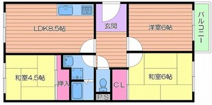 レジデンストーアの物件間取画像